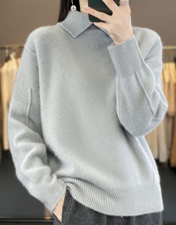 Áo len dệt kim nữ cao cấp  AKG115