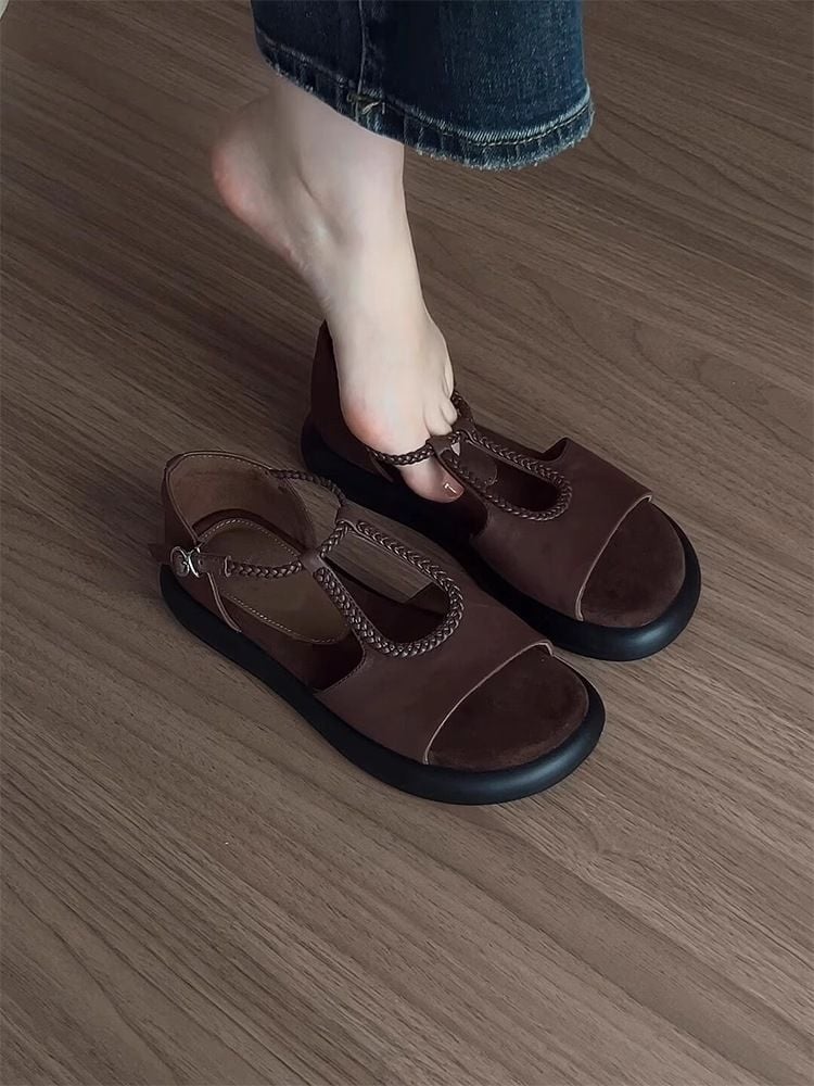 Sandal đế xuồng kiểu dáng Hàn Quốc GDG484