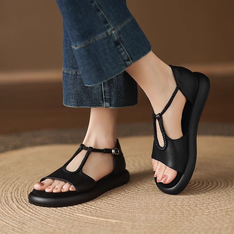 Sandal đế xuồng kiểu dáng Hàn Quốc GDG484