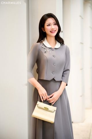 Áo cổ phối (B C052)