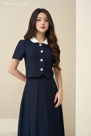 Áo cổ sen 4 khuy