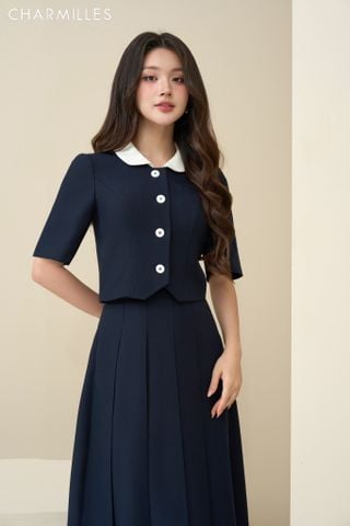 Áo cổ sen 4 khuy tay lỡ