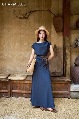 Chân váy xoè dài