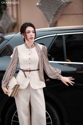 Áo gile cổ tròn (Đ)( MA147)