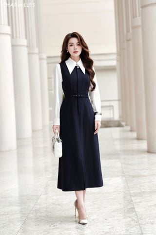 Đầm SN 7k, 1k, hở gấu trc (Đ) (25MA145)