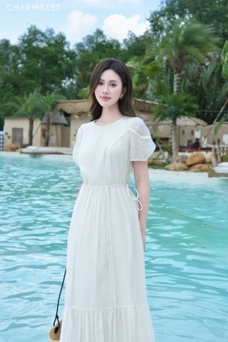 Đầm xoè buộc dây