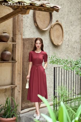 Đầm cổ tròn , 6k