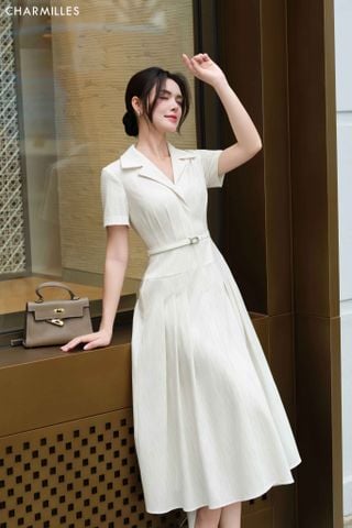 Đầm cổ 2 ve, 6 ly (Đ)