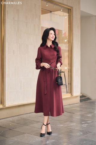 Đầm CĐ, tay xếp mí