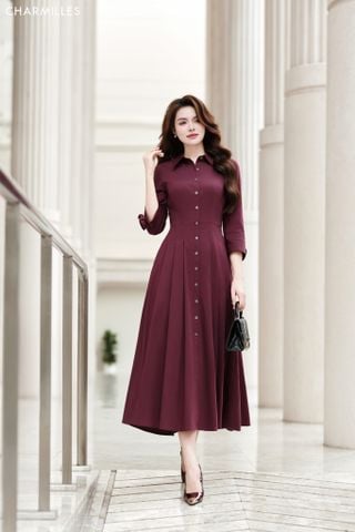 Đầm TL 12k, hoa cuộn tay