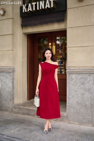 Đầm 1bên vai xoắn (H)