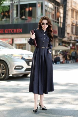 Đầm TD, tui 2 bên ngực