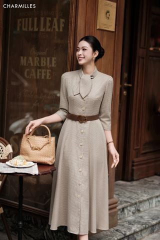 Đầm TL cổ nơ (Đ)