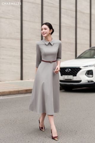 Đầm TL cổ bẻ (Đ)