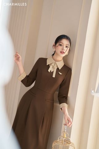 Đầm phối kẻ TL gập