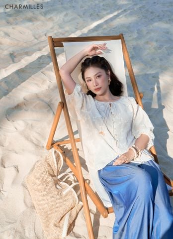 Áo TL cổ nơ 7k