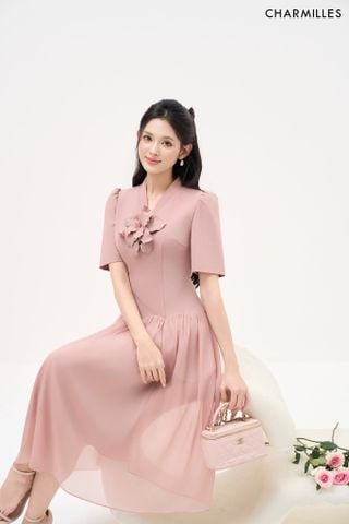 Đầm TC, V, gấu voan (H)