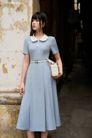 Đầm Tc cổ sen phối