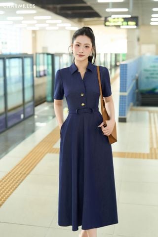 Đầm TC (Đ), 2ktt, cổ khoét