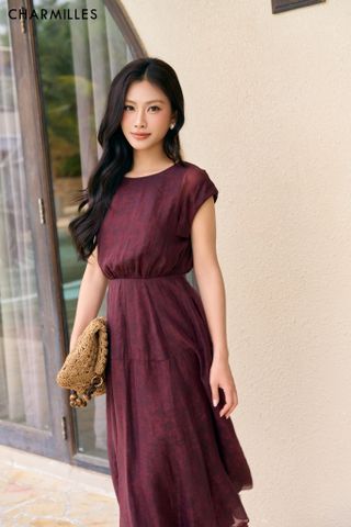 Đầm TC, cổ tròn