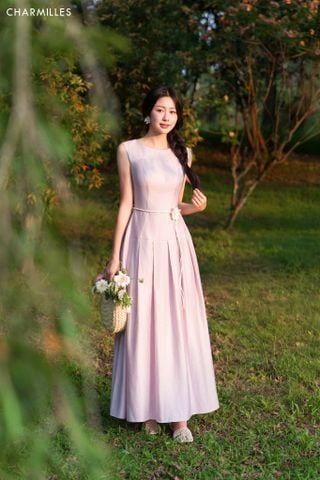 Đầm SN eo mí xếp (Đ)
