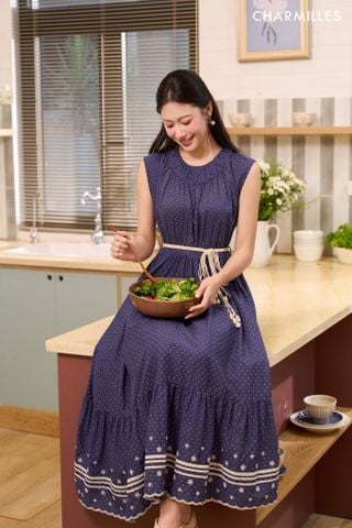 Đầm tay chờm, gấu nối (Đ)