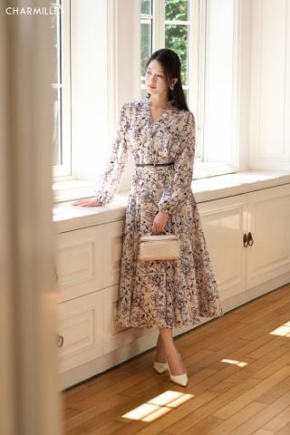 Đầm TD cổ bèo (Đ)
