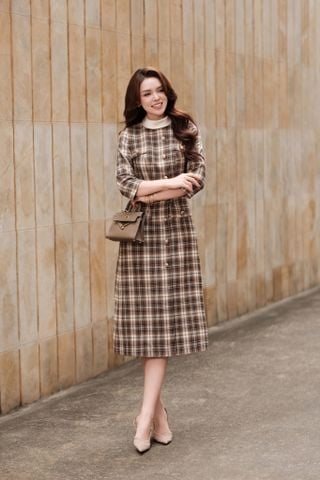 Đầm TL Caro phối cổ