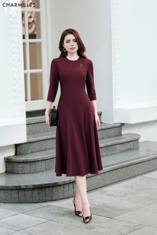 Đầm xoè TL cổ tròn