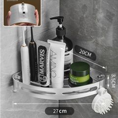 Kệ nhà tắm dán tường bản thành cao 3.5cm