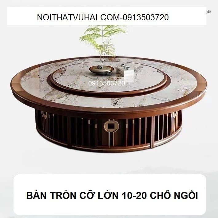 (Hàng oder)Bàn tròn cỡ lớn 10-20 người