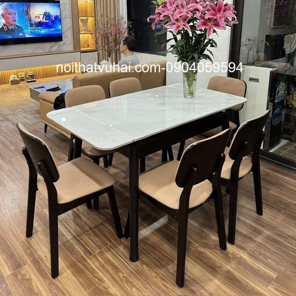 Bàn Ăn thông Minh Đá Ngọc Z122B( Cao Cấp )