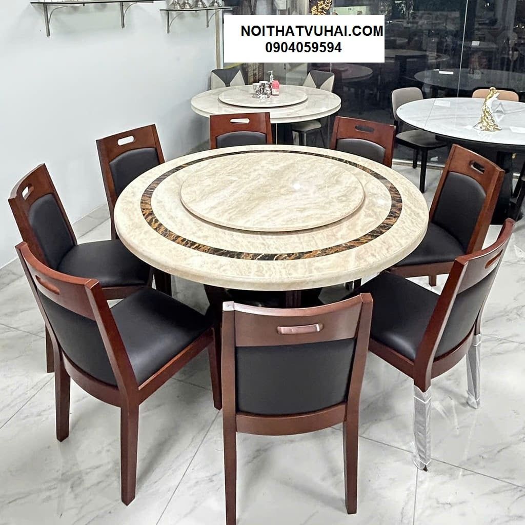 Bàn tròn xoay 10 người Paloma