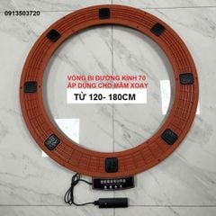 Mâm xoay điện bàn tròn pin sạc