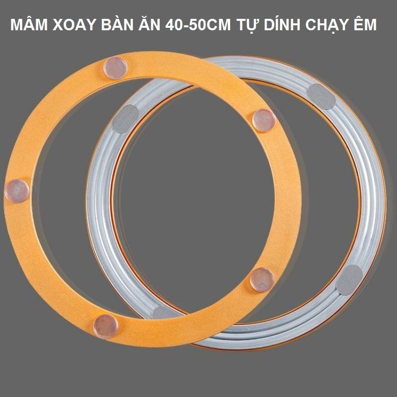 Đế xoay bàn ăn, phụ kiện mâm xoay bàn ăn cao cấp