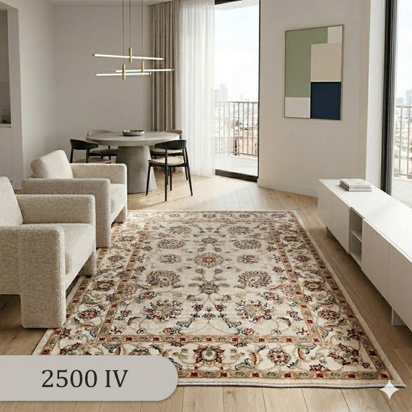  Thảm lót phòng khách màu kem YL N 2500 IV 