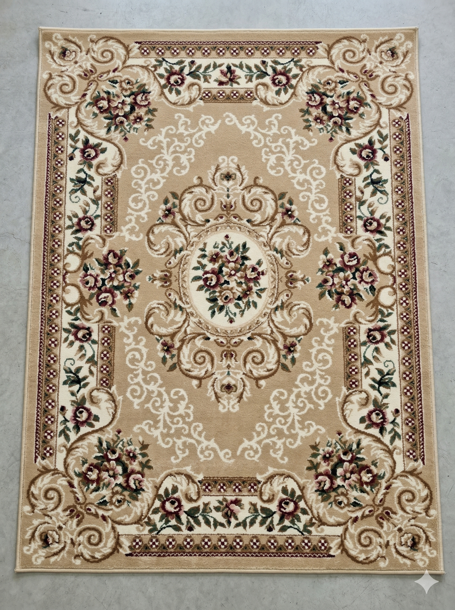  Thảm trang trí màu kem YL N 2594 BE 