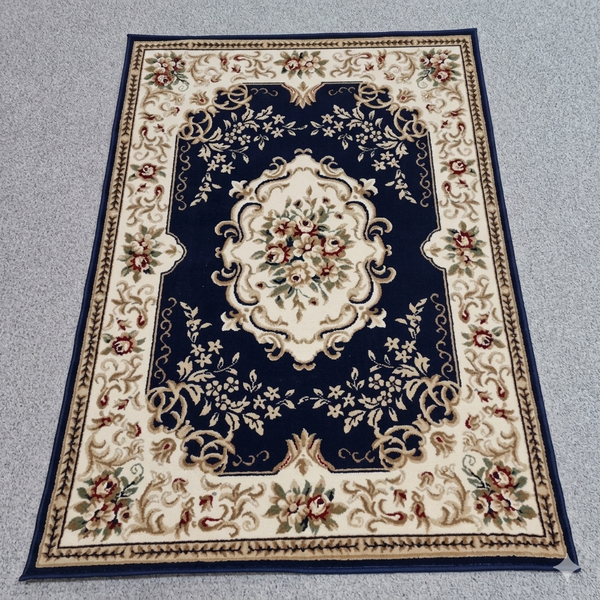  Thảm phòng khách màu xanh dương YL N 2603 BT 