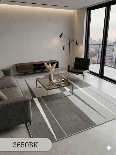  Thảm sofa hiện đại YS N 3650 BK 
