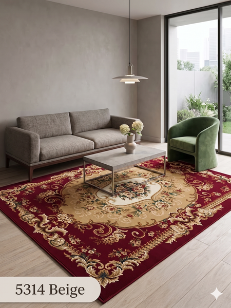  THẢM SALON PHÒNG KHÁCH 5314 Red 
