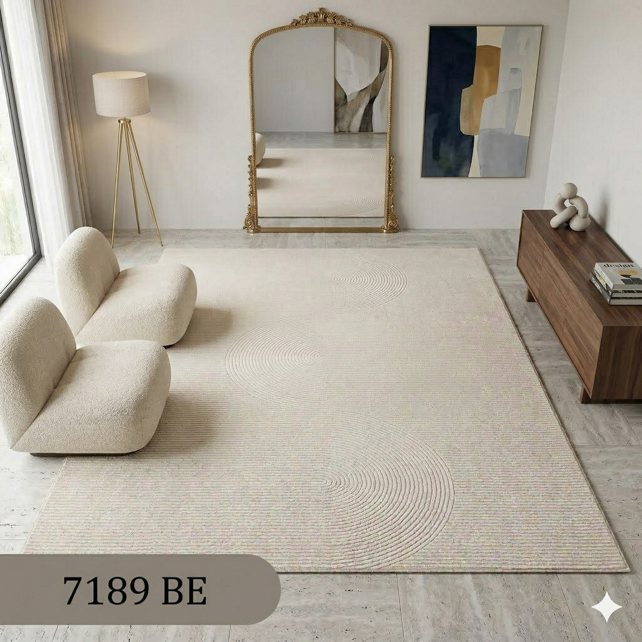  Thảm trang trí sofa TIANQING N 7189 BE 