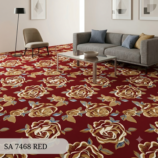  Thảm Trải Sàn SA 7468 RED 