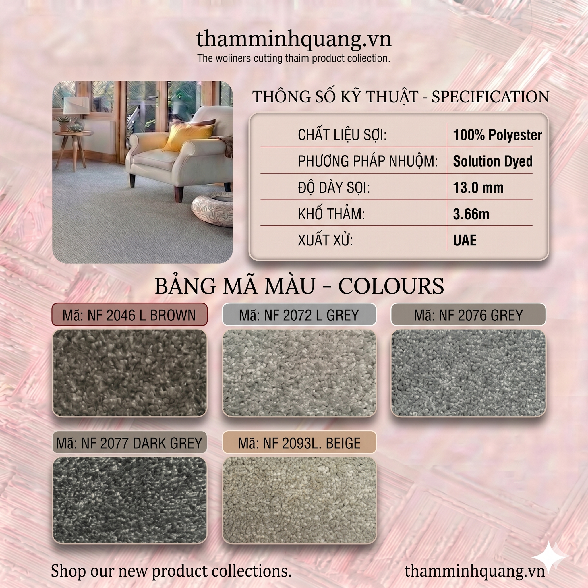  Thảm trải sàn NEW FINENESS CARPET 