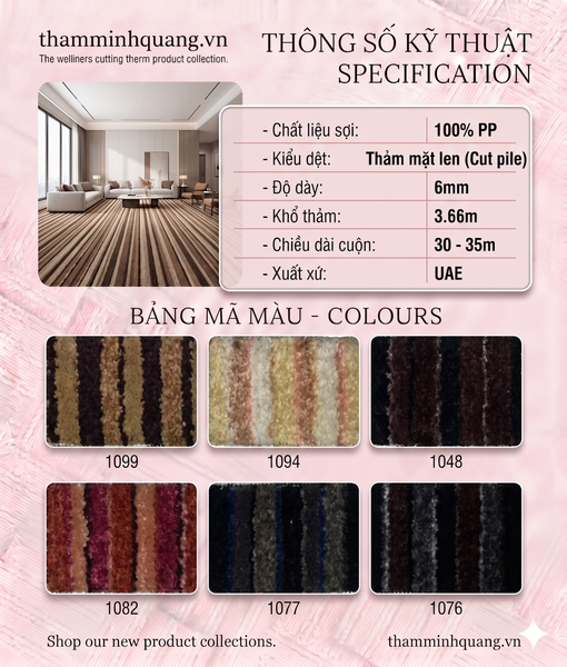  Thảm trải sàn Soft Walk 