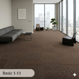  Thảm Gạch Màu Nâu Basic 1-11 