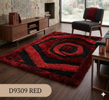  Thảm Shaggy Hoa hồng D9309 