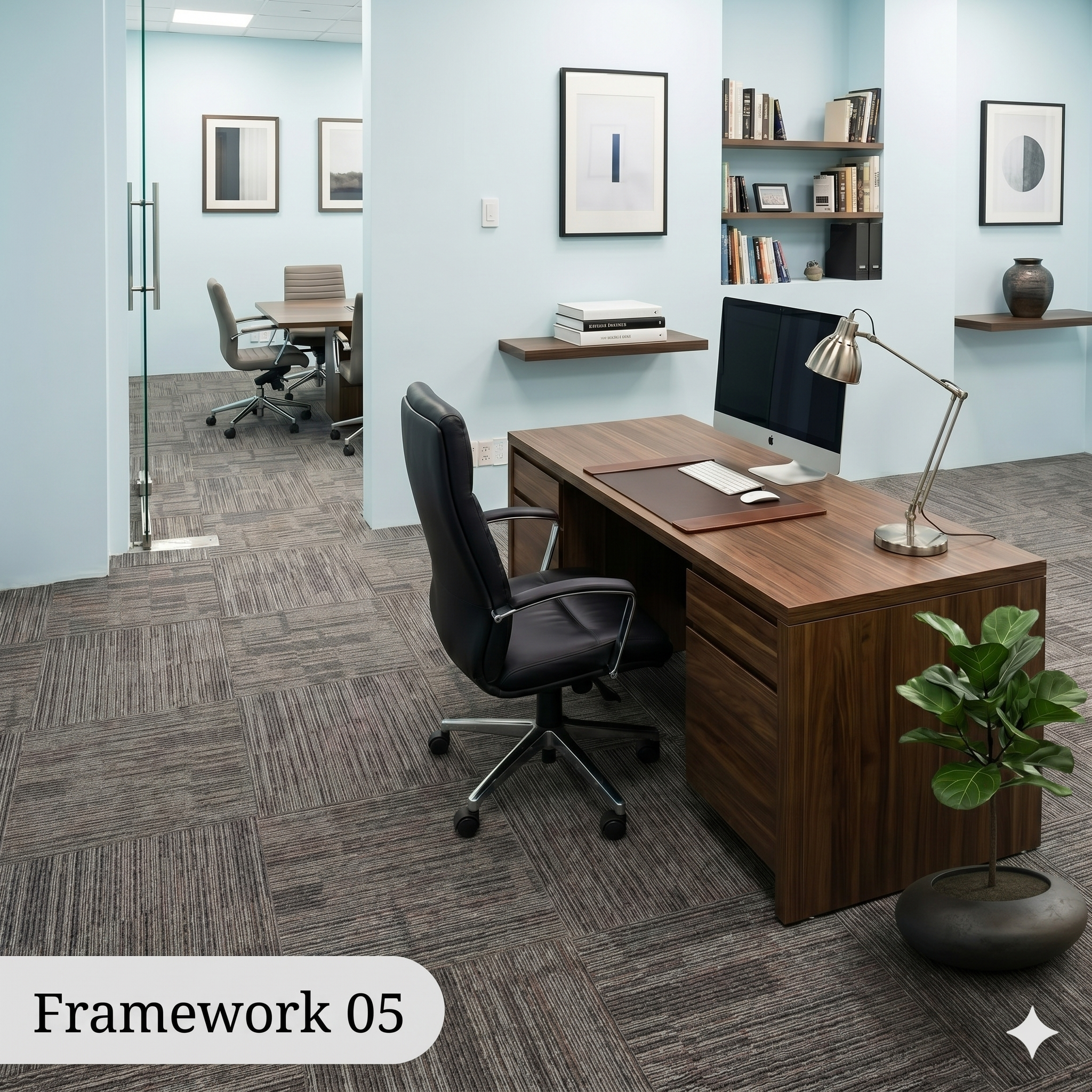  Thảm tấm trải văn phòng Framework 05 