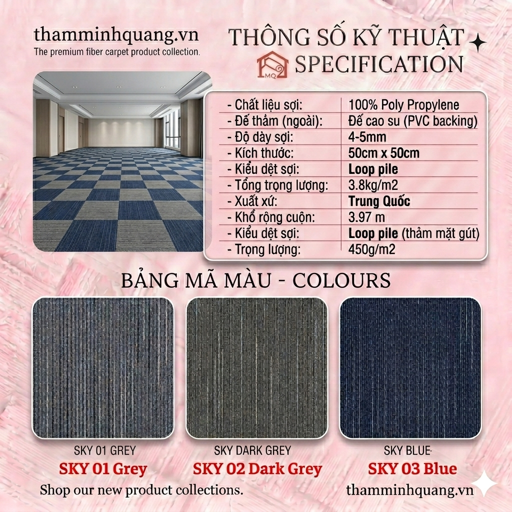  Thảm giá rẻ SKY 