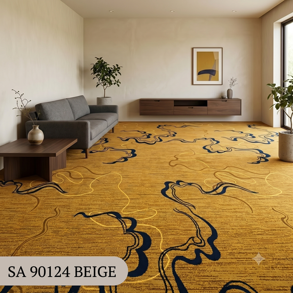  Thảm Trải Sàn SA 90124 BEIGE 