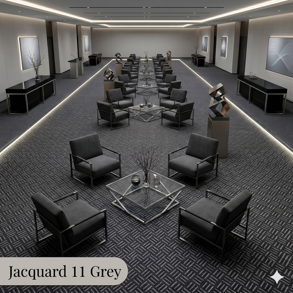  Thảm sàn giá rẻ Jacquard 11 xám 